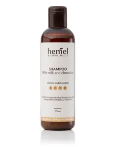 Bild von Shampoo mit Milch und Schokolade